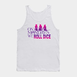 ON MONDAYS WE ROLL DICE - FULL COLOR Tank Top